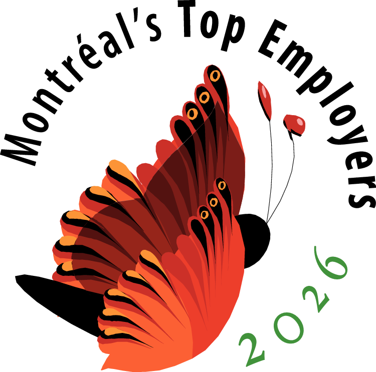 Logo pour les Meilleurs Employeurs de Montréal 2026 / Logo for Montreal's Top Employers 2026